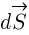 : : : d{vec{S}}