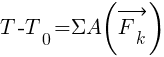 : : : T-T_0={Sigma}A(vec{F_k})